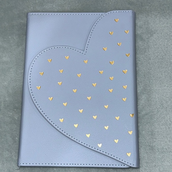 Other - Light Blue with Gold Hearts Notebook